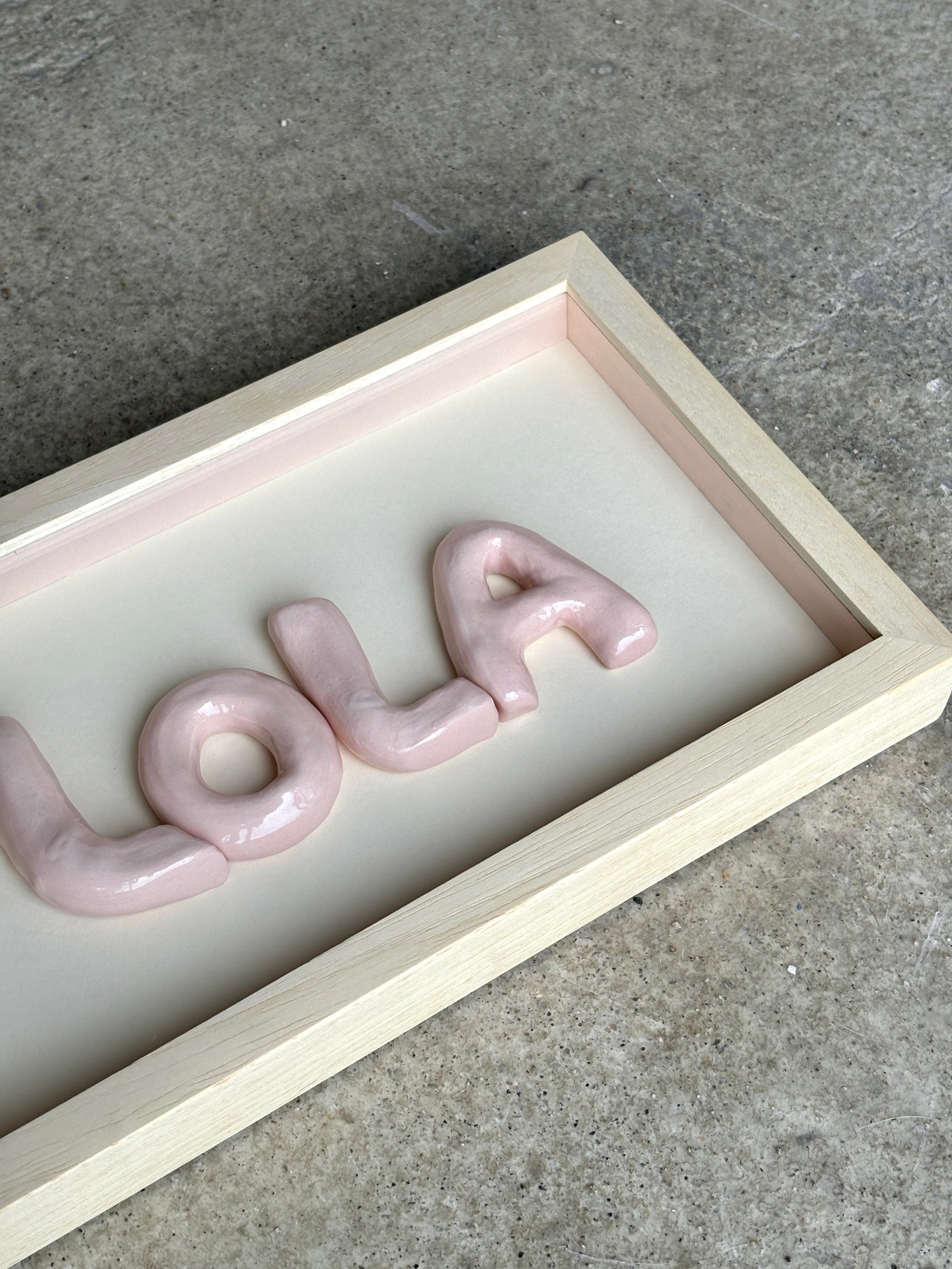 Personalised Name Frame