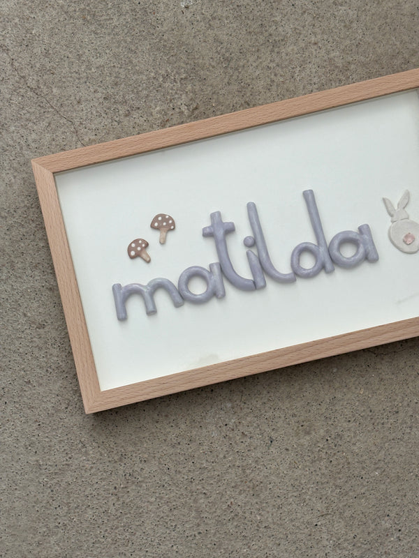Personalised Name Frame