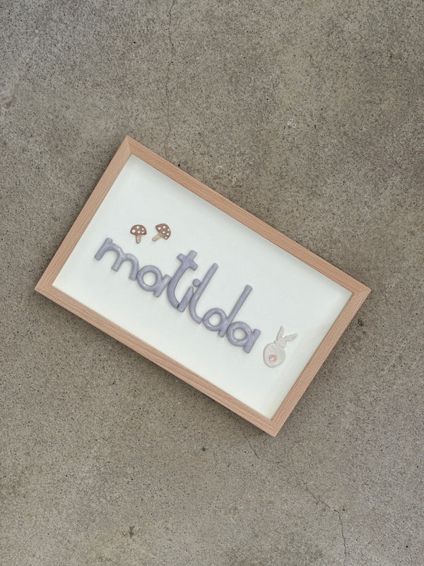 Personalised Name Frame