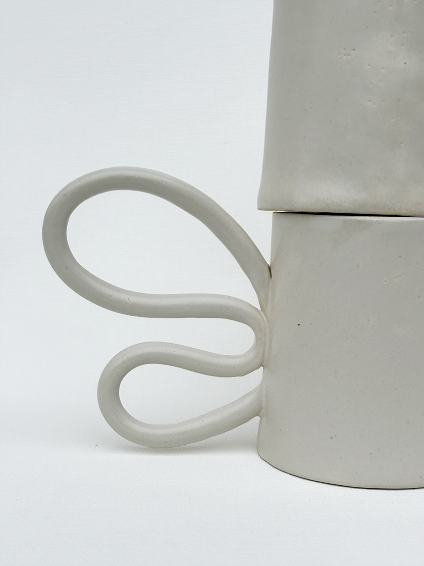 Star White Curvy Mug