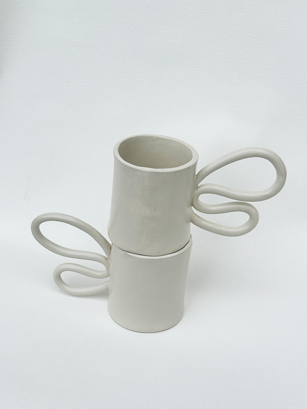 Star White Curvy Mug