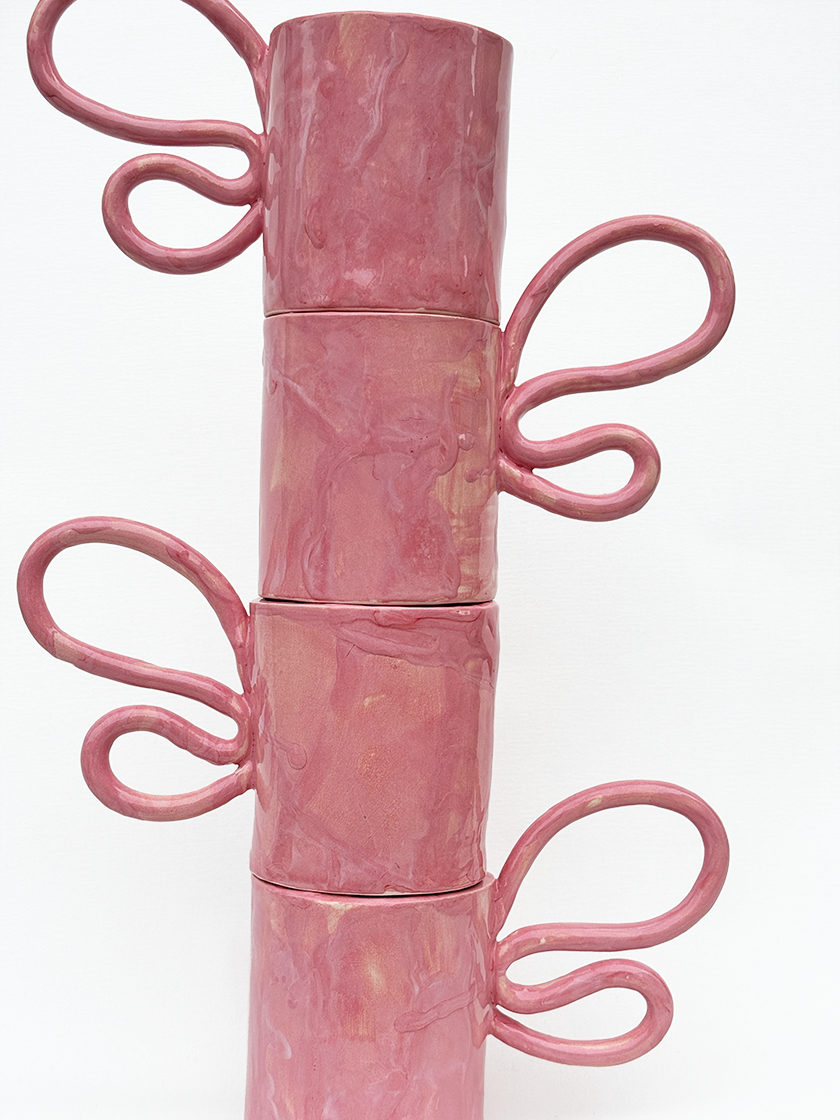 Pink Icing Curvy Mug