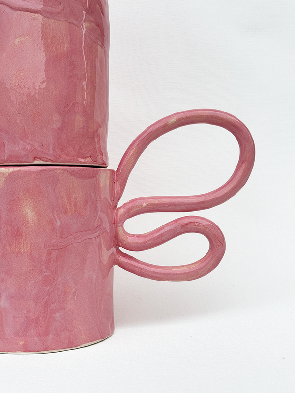 Pink Icing Curvy Mug