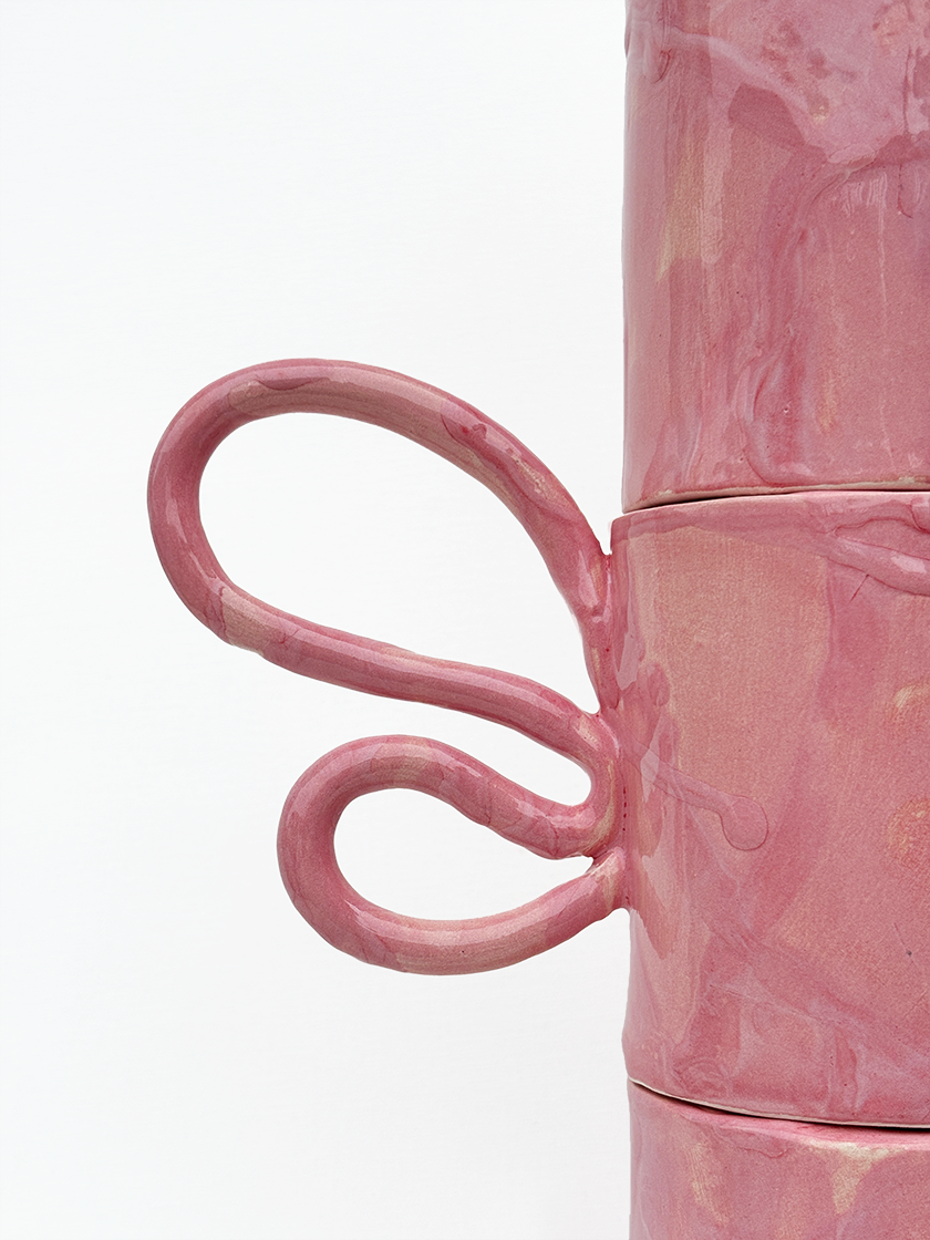 Pink Icing Curvy Mug