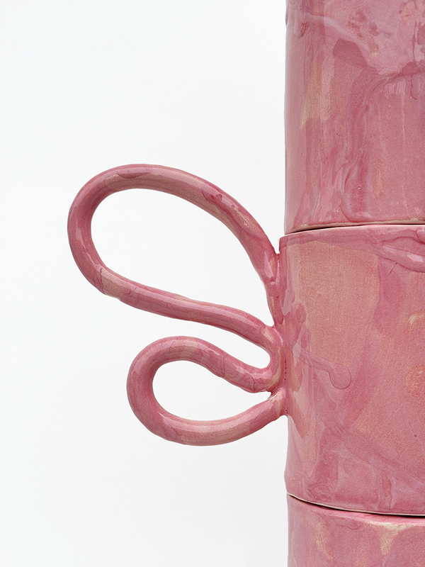 Pink Icing Curvy Mug