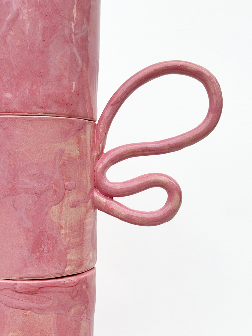 Pink Icing Curvy Mug