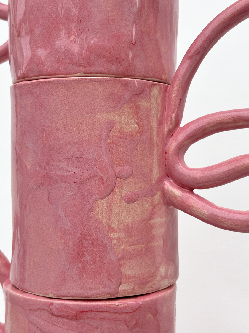 Pink Icing Curvy Mug