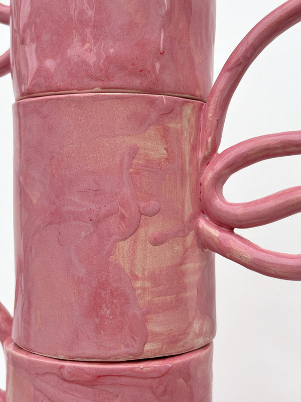 Pink Icing Curvy Mug