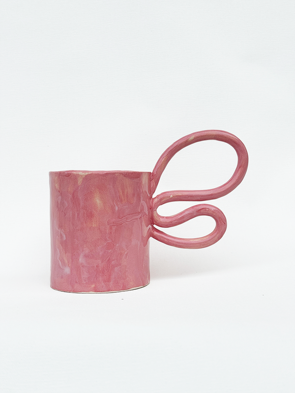 Pink Icing Curvy Mug