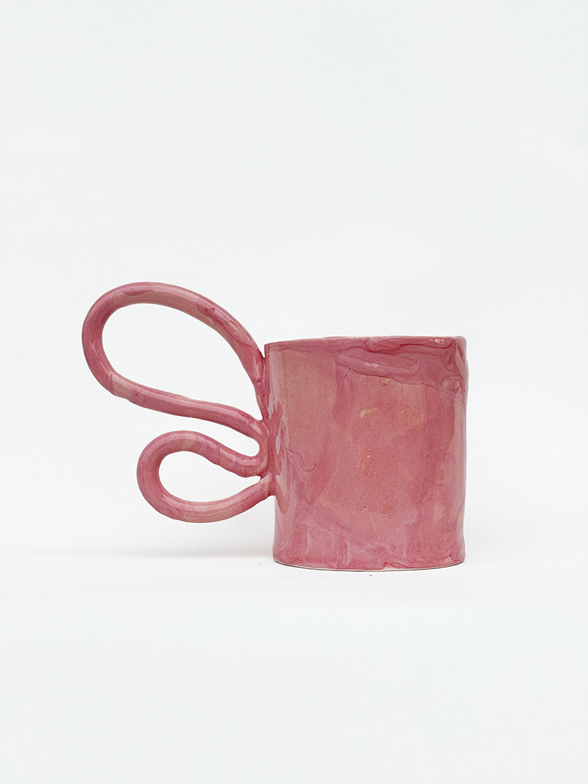 Pink Icing Curvy Mug