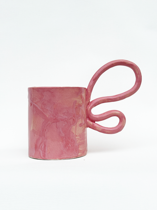Pink Icing Curvy Mug