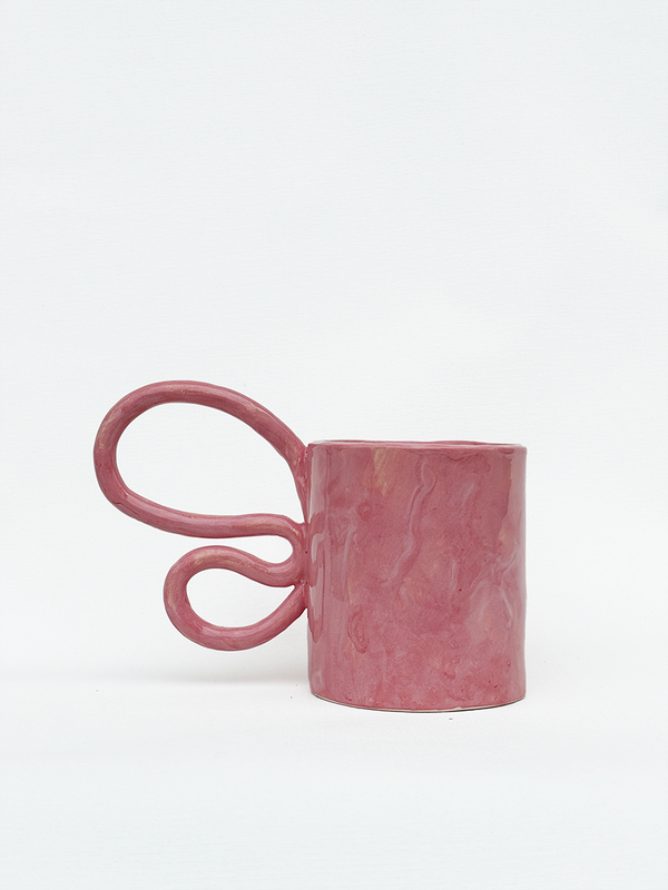 Pink Icing Curvy Mug