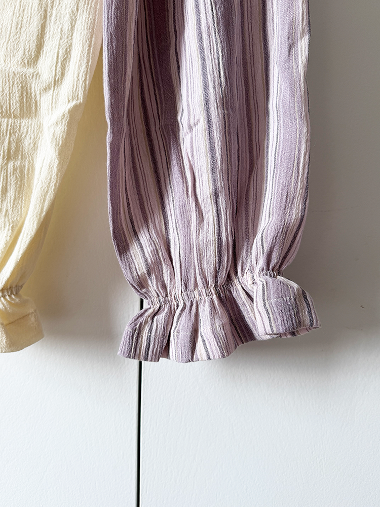Summer Carousel Pant 003 (Beige + Lila)