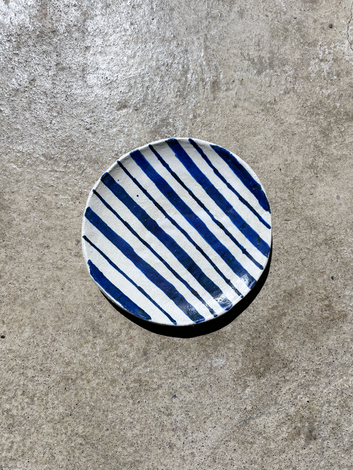 Medium Blue Lines Plate