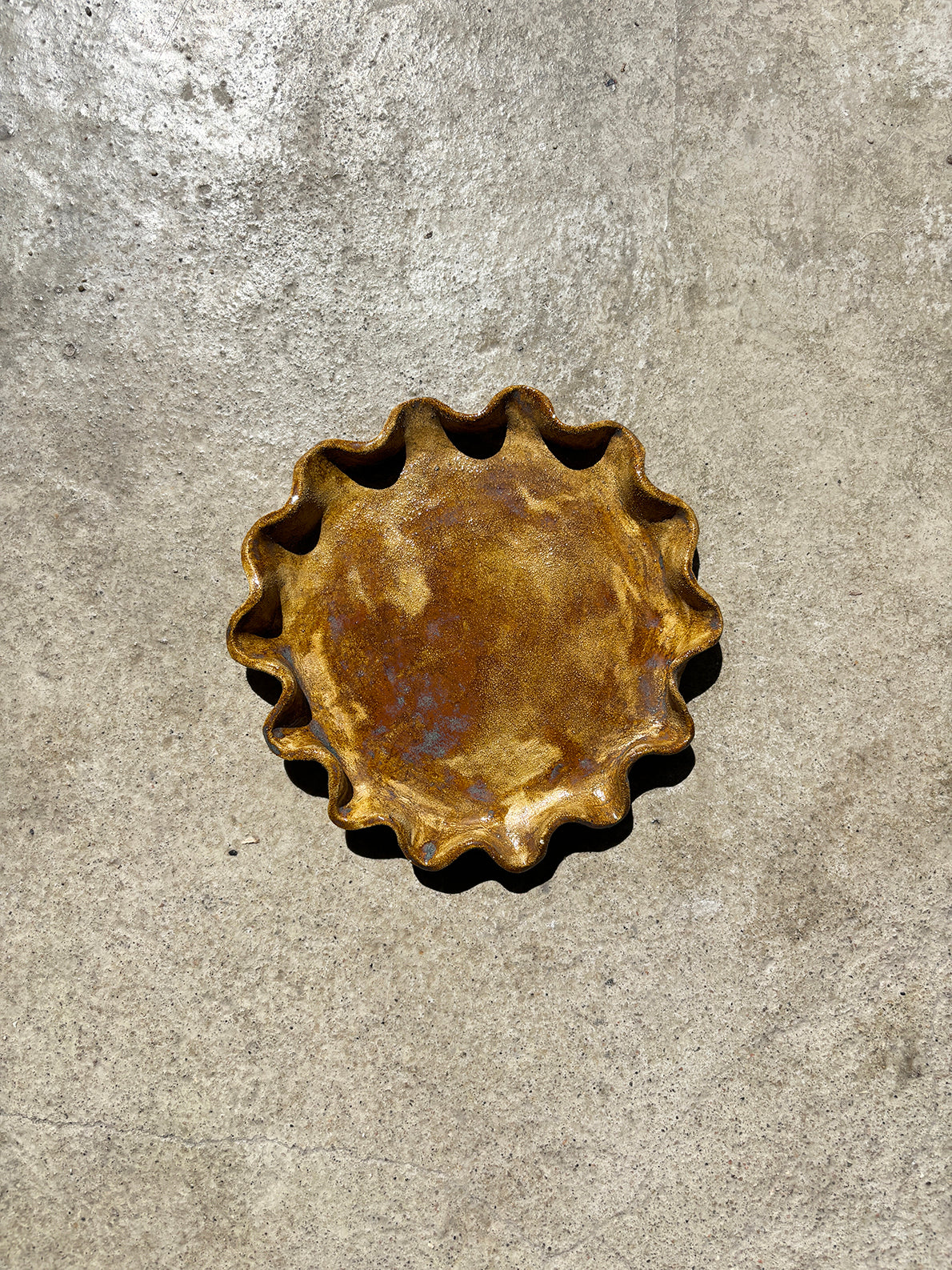 Narcissus Sun Flower Plate