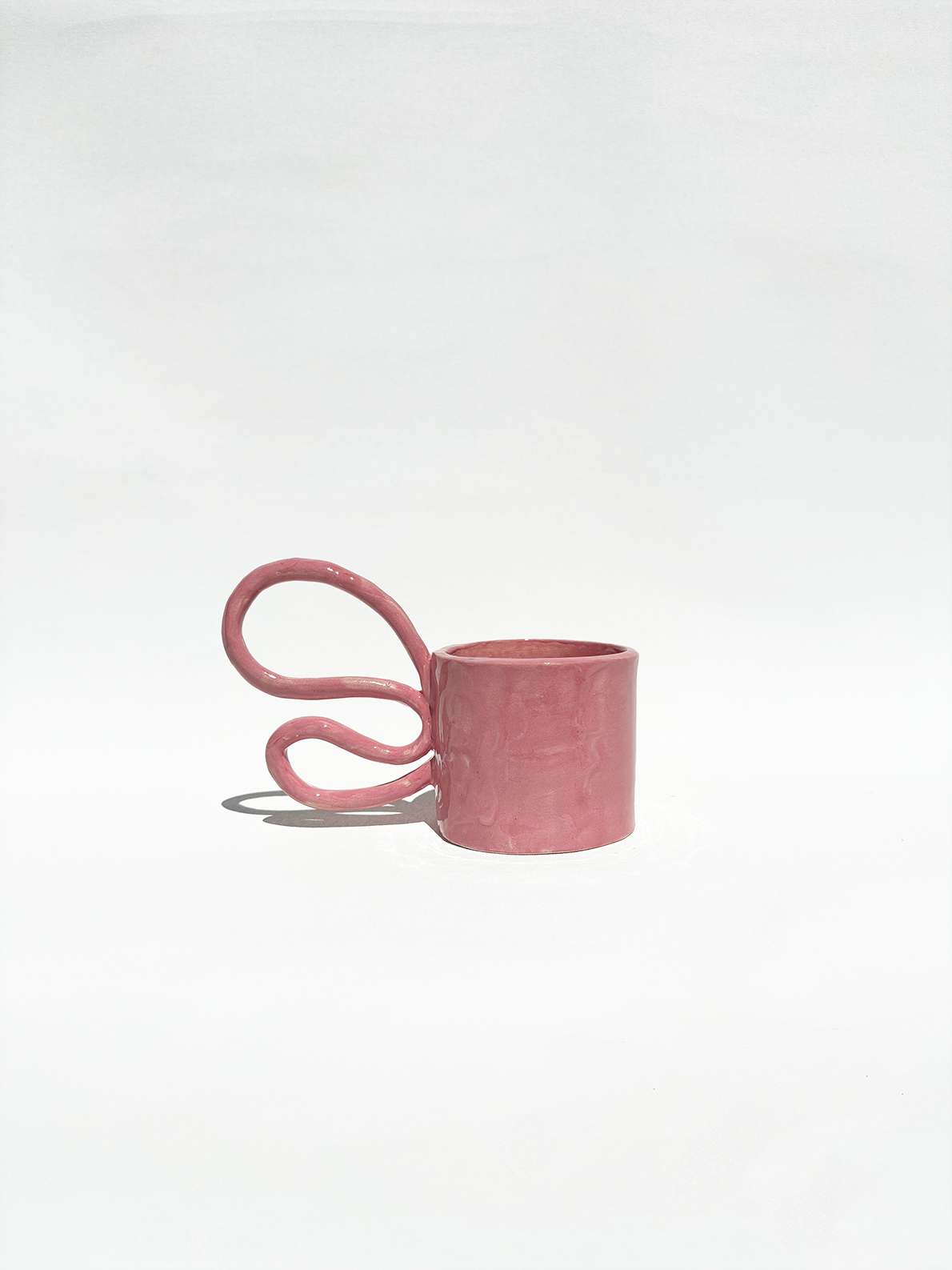 Pink Icing Curvy Mug