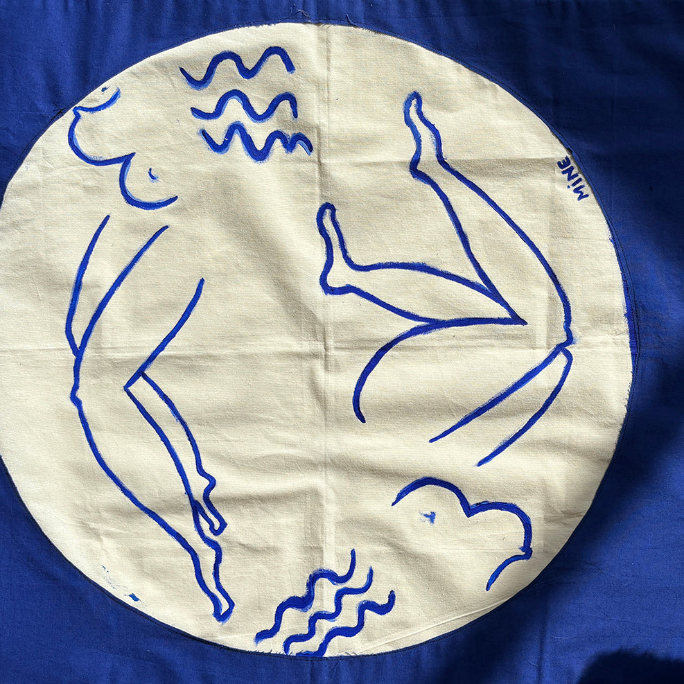 Mine Burckin: Blue Wall Hanging