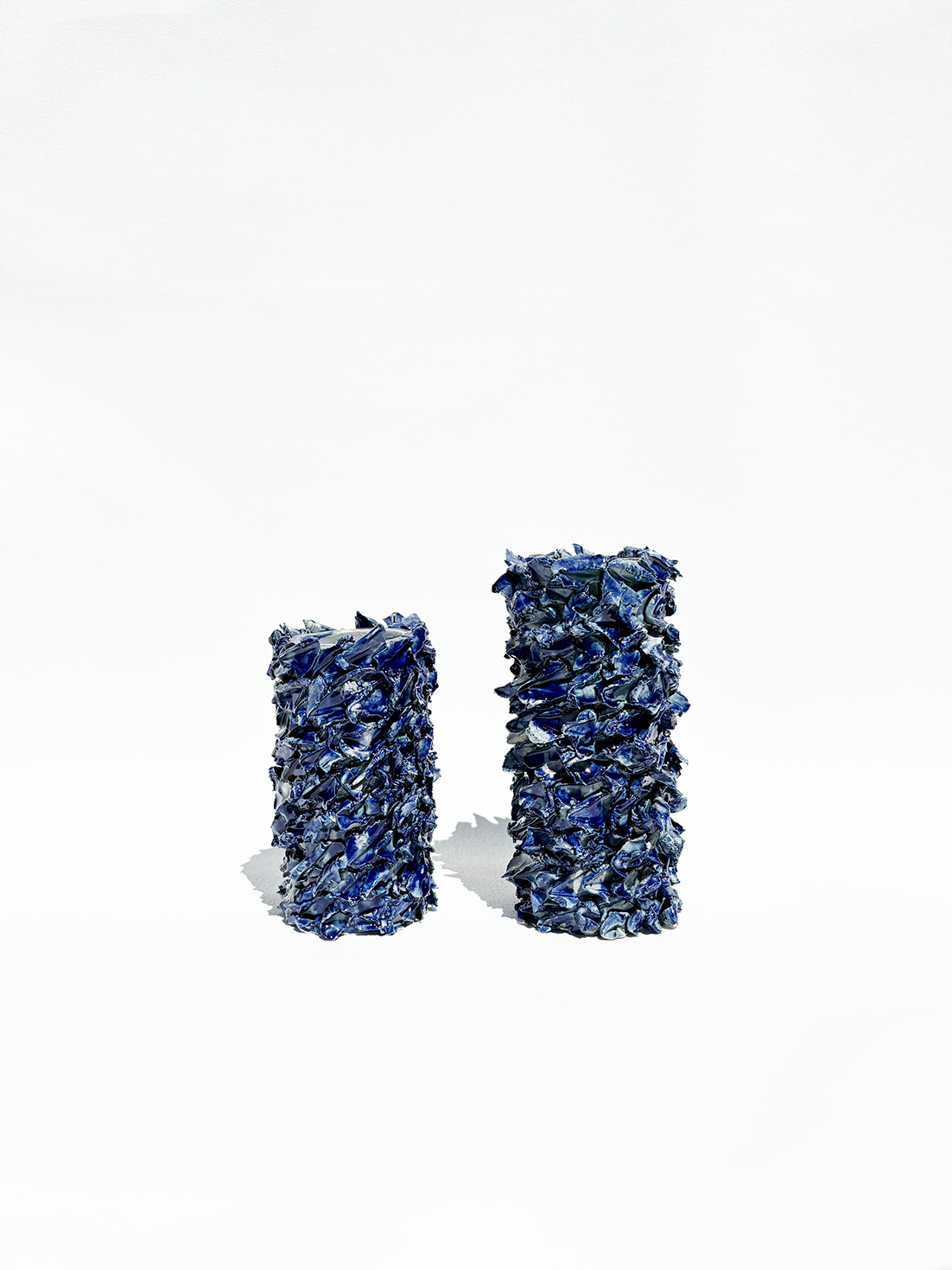 Blue Lolite Mini Barbed Vase