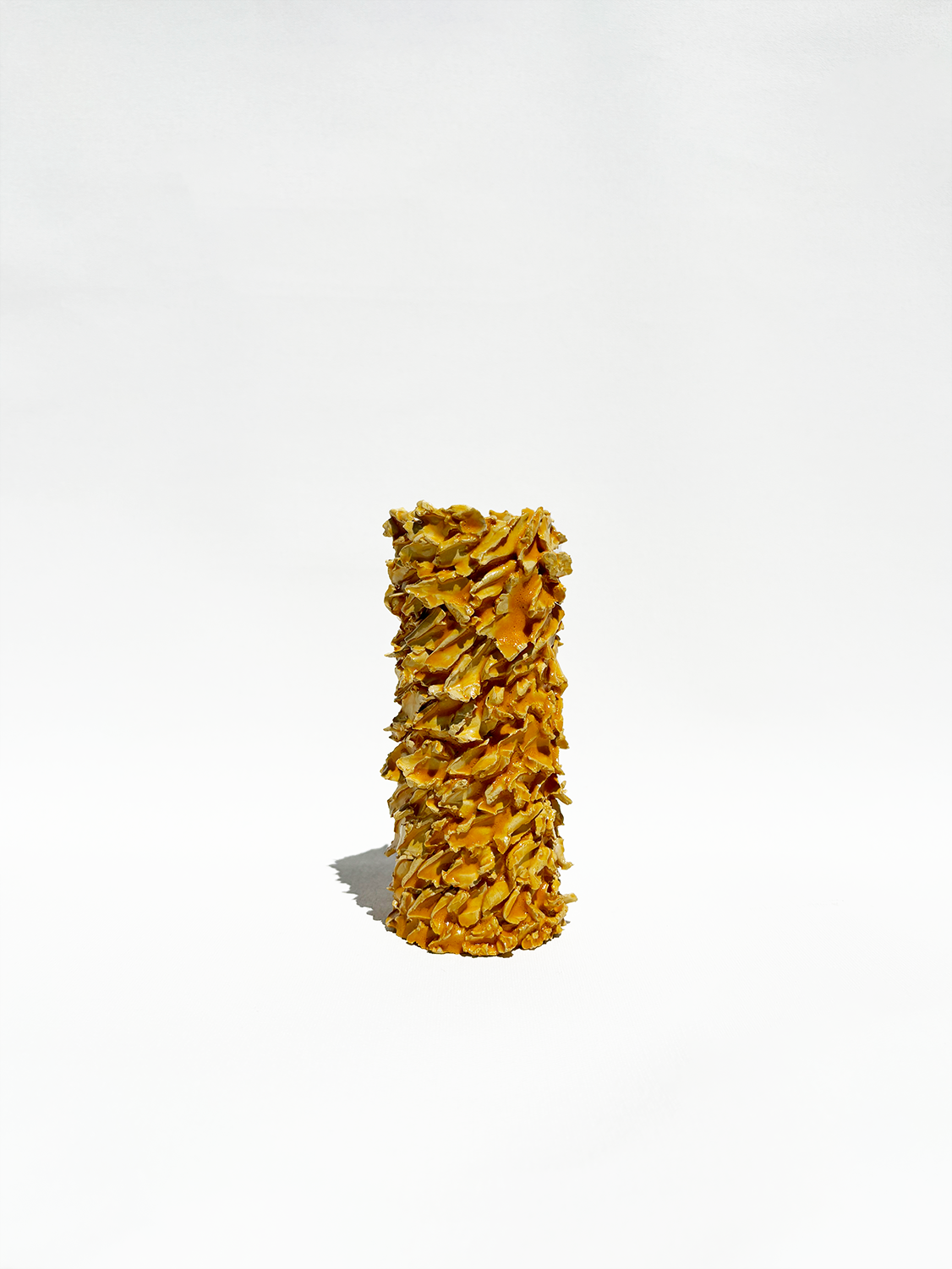 Orange Midi Barbed Vase